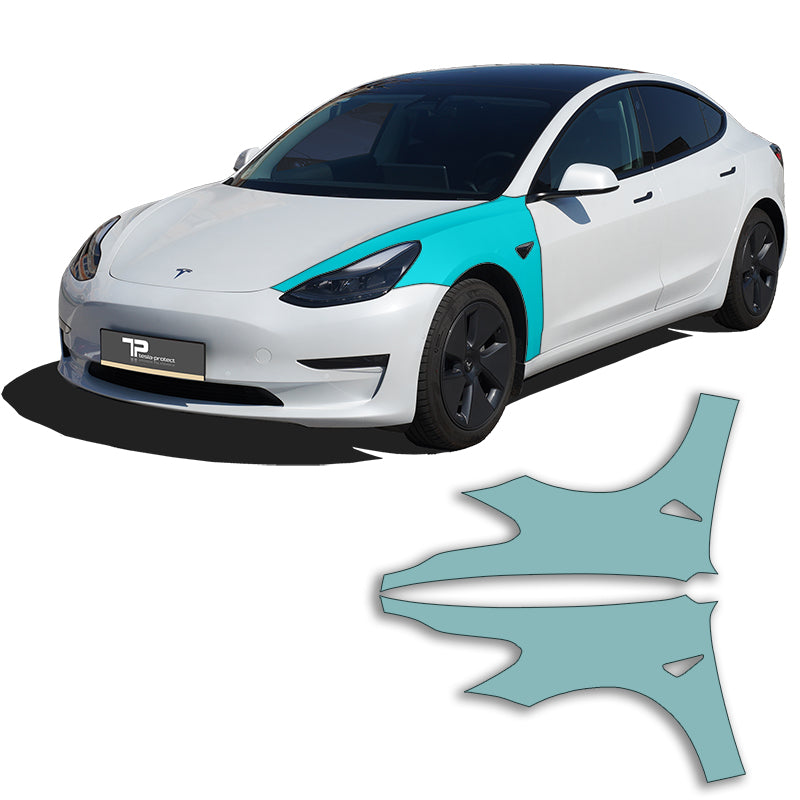 Model 3 Pre-Cut DIY Paint Protectinon Film PPF for the fenders