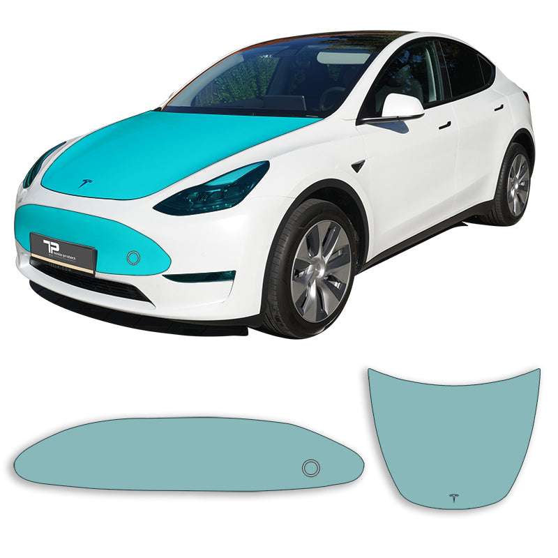 Model Y Frontkit Regular – Lackschutzfolienset für die Fahrzeugfront - Tesla-Protect