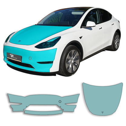 Model Y Frontkit Regular – Lackschutzfolienset für die Fahrzeugfront - Tesla-Protect