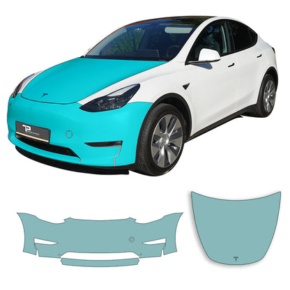 Model Y Frontkit Regular – Lackschutzfolienset für die Fahrzeugfront - Tesla-Protect