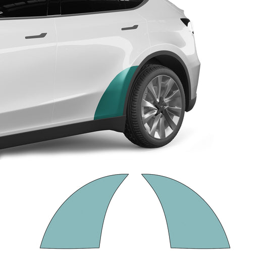 Model Y "Juniper" Sidekit small – Pre-Cut DIY Paint Protection Film PPF for the rear Door Area