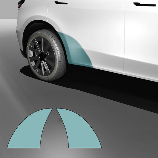 Model Y "Juniper" Sidekit small – Pre-Cut DIY Paint Protection Film PPF for the rear Door Area