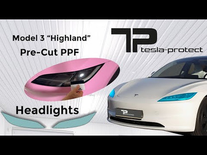 Model 3 PPF for headlights & foglights