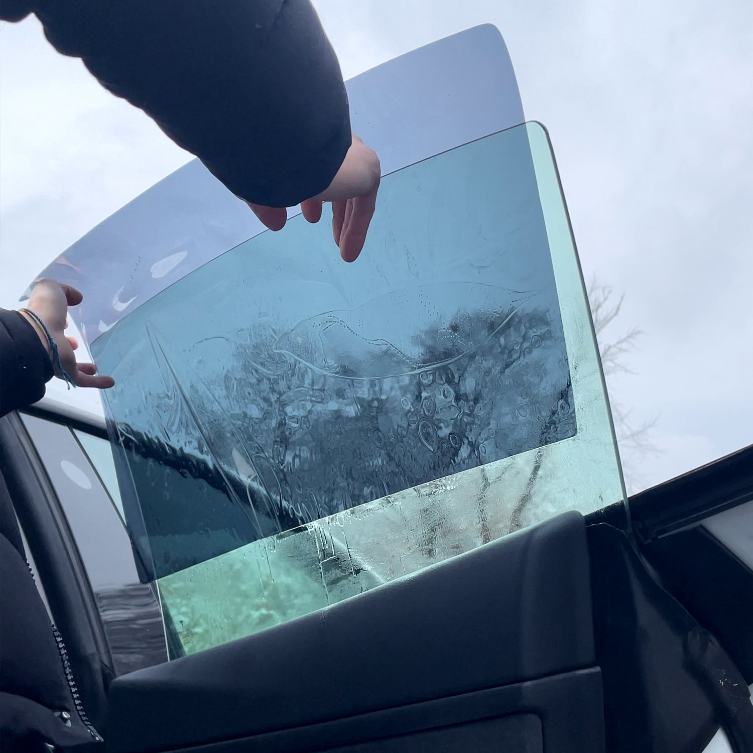 Model 3: Window tint film - Tesla-Protect