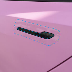 JNK NETWORKS Tesla Model 3 Model Y Door Around Handle Sticker Wrap  Protector Anti Scratch Protective PPF Film Paint Protection (4 Pieces)